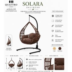 Solara Rattan Bahçe Ve BalkonSalıncağı