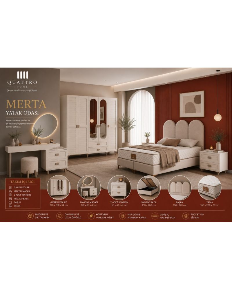 Merta Yatak Odası Takımı