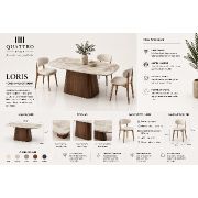 Loris Modern Yemek Masası