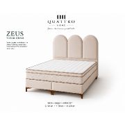 Zeus Çift Kişilik Baza Başlık Yatak Seti