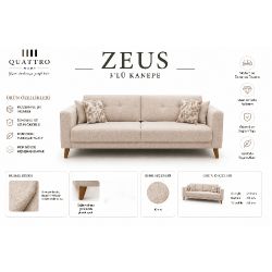 Zeus 3'lü Kanepe