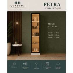 Petra Tekli Kahve Rafı