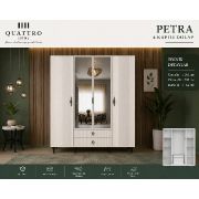 Petra 4 Kapılı Aynalı Dolap