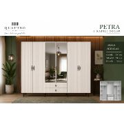 Petra 6 Kapılı Aynalı Dolap
