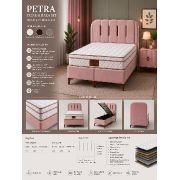 Petra Çift Kişilik Baza Başlık Yatak Seti
