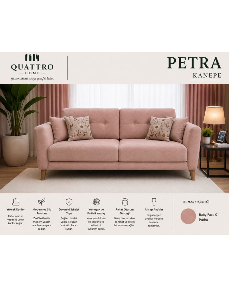 Petra 3'lü Kanepe