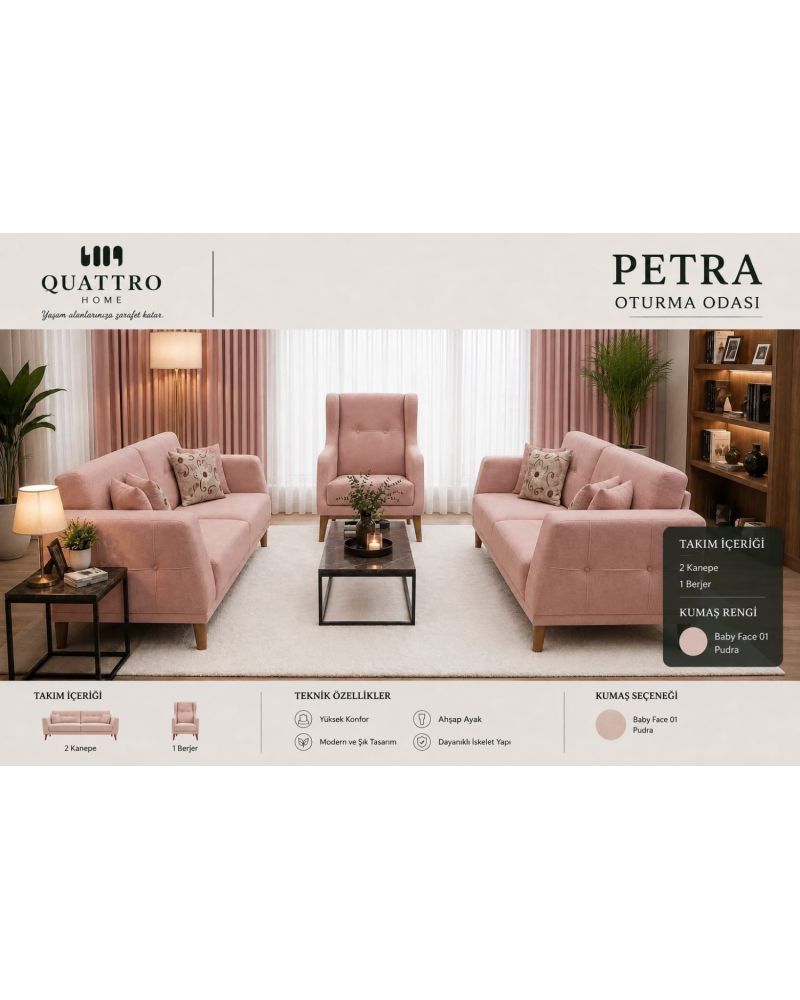 Petra Oturma Odası Takımı