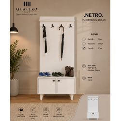 Netro 2'li Portmanto