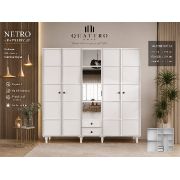 Netro 5 Kapılı Aynalı Dolap