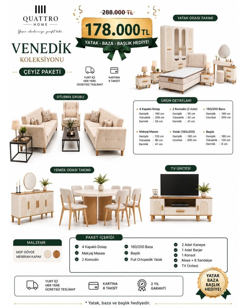 Venedik Çeyiz Paketi