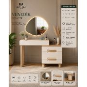 Venedik Aynalı Makyaj Masası