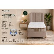 Venedik Tek Kişilik Yatak Baza Başlık Seti
