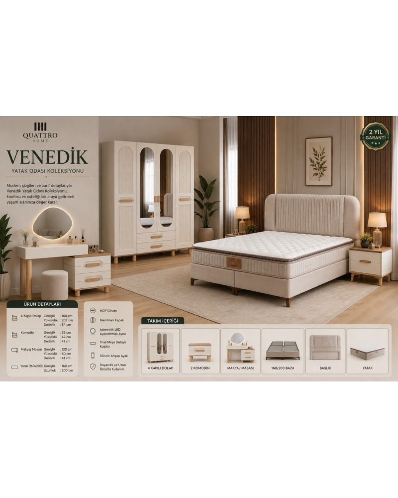 Venedik Yatak Odası Takımı