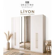 Liyon 6 Kapılı Gardırop