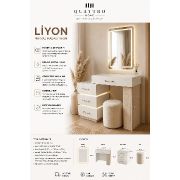 Liyon Makyaj Masası Takımı