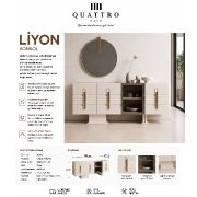 Liyon Aynalı Konsol