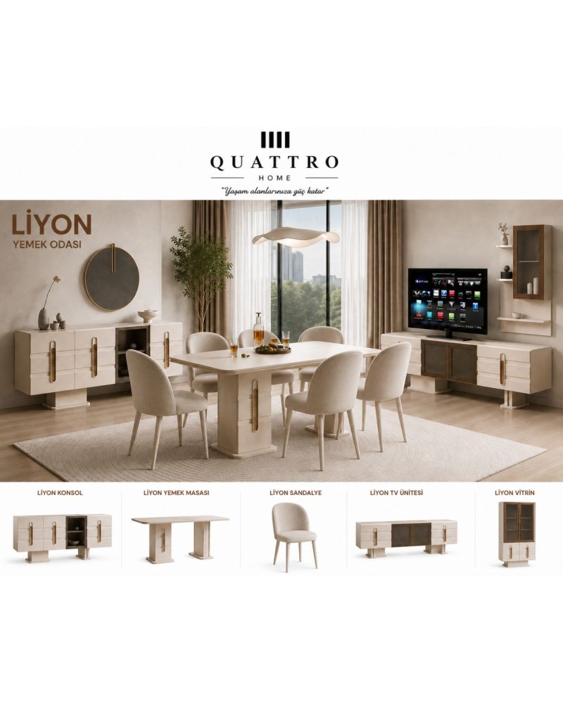 Liyon Yemek Odası Takımı