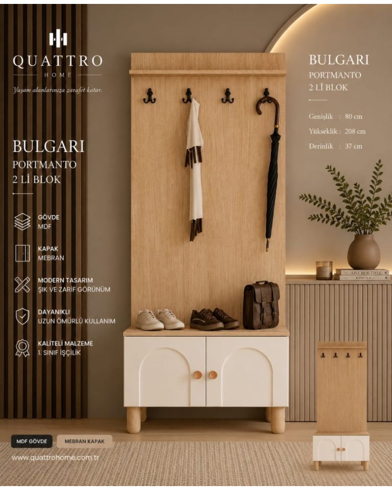 Bulgari Portmanto 2’li Blok