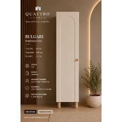 Bulgari Portmanto Tekli Dolap