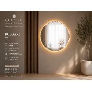 Bulgari LED Aydınlatmalı Yuvarlak Ayna