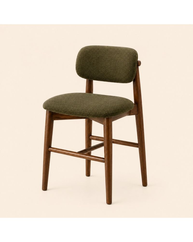 Trevon Sandalye Ahşap Ayaklı Ergonomik Modern Yemek Sandalyesi