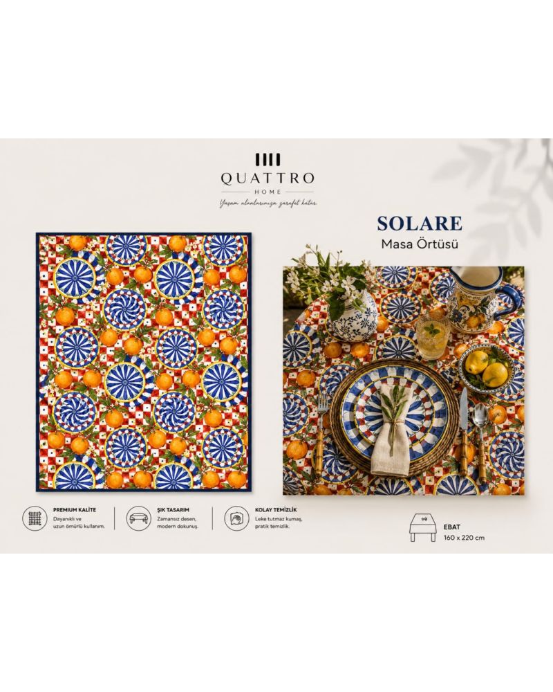 Quattro Home Solare Masa Örtüsü