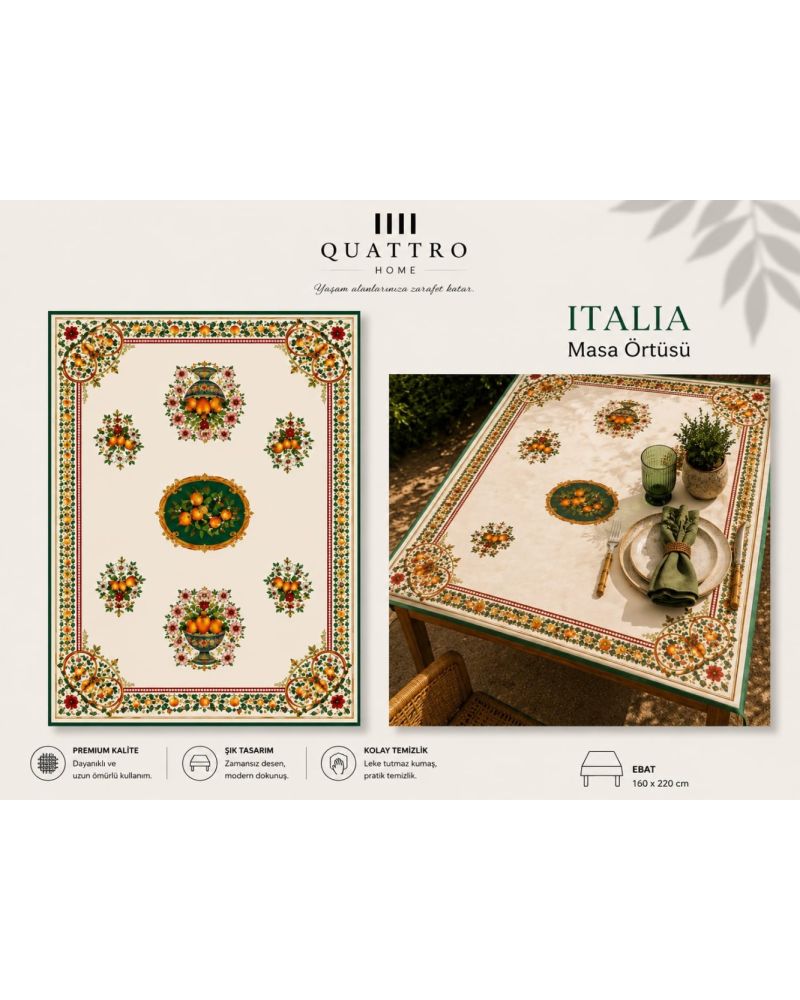 Quattro Home Italia Masa Örtüsü