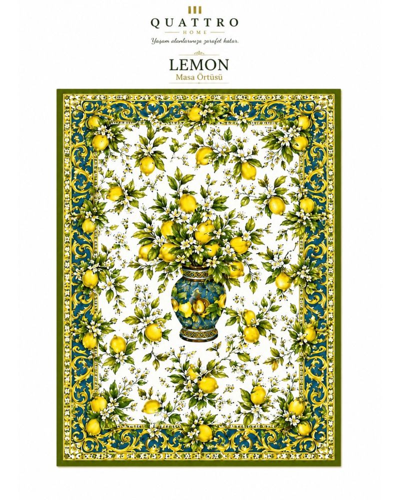 Quattro Home Lemon Masa Örtüsü