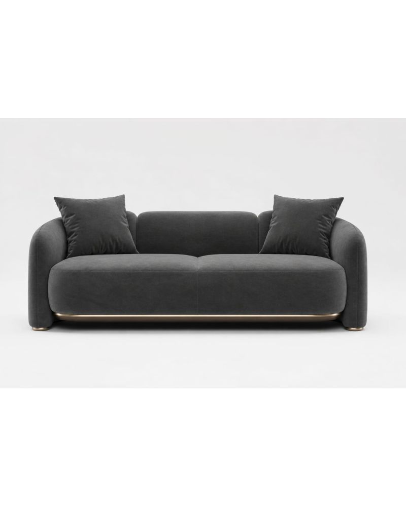 Nobilis Velvet Antrasit Kadife Premium Koltuk
