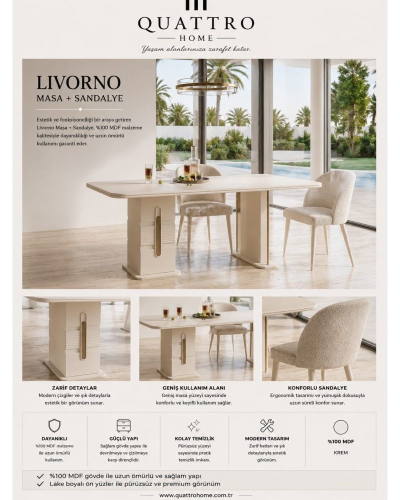 Livorno Yemek Odası Takımı