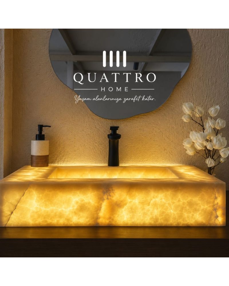 Onyxia Lüks Oniks Lavabo
