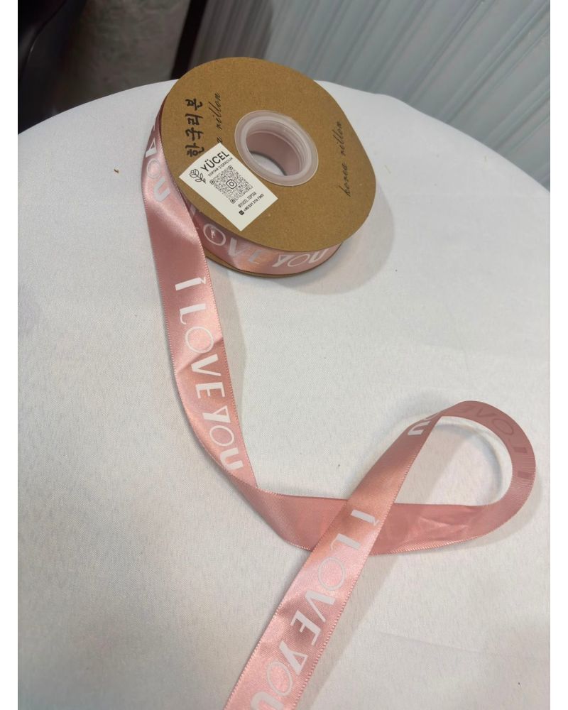 Açık Pembe Saten Kurdele