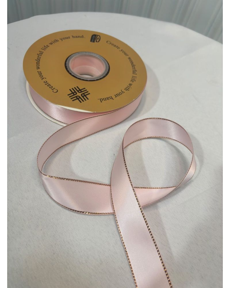 Açık Pembe Saten Kurdele