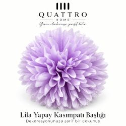 Lila Renk Yapay Kasimpatı Çiçek Dekorasyonu - 50 Adet