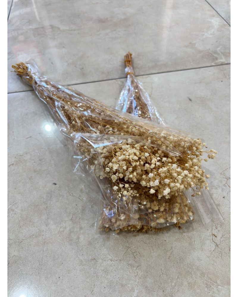 Şoklanmış Cipso Çiçek Demeti 80gr 45cm