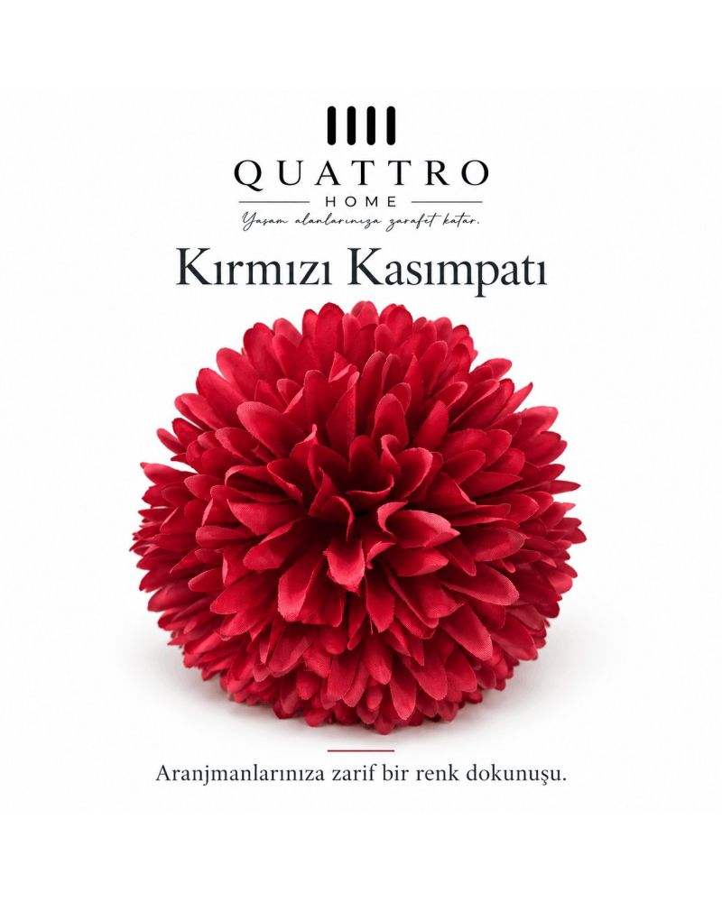 Kırmızı Yapay Kasimpatı Çiçeği-50 adet