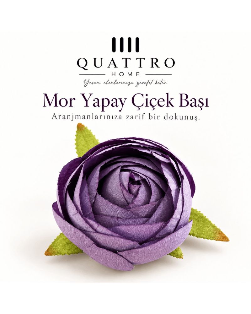 Mor Şakayık Yapay Çiçek - Orta Boy  50 Adet