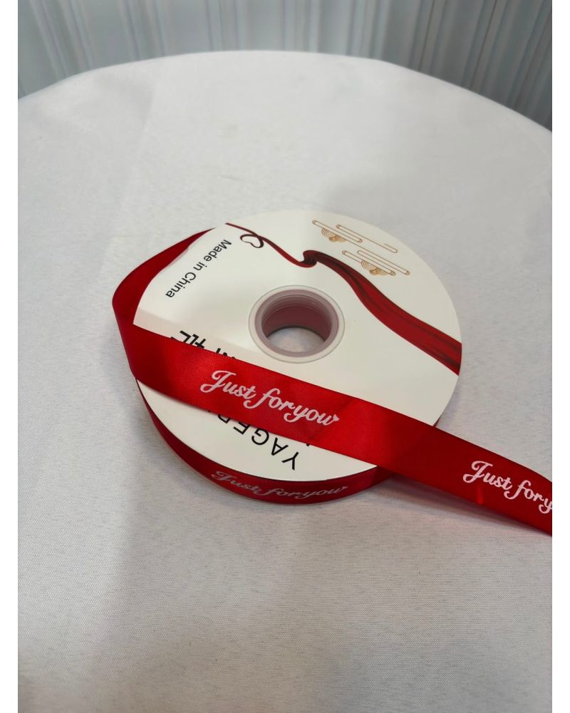 Kırmızı Kurdele 100 Metre 2.5 cm Genişlik