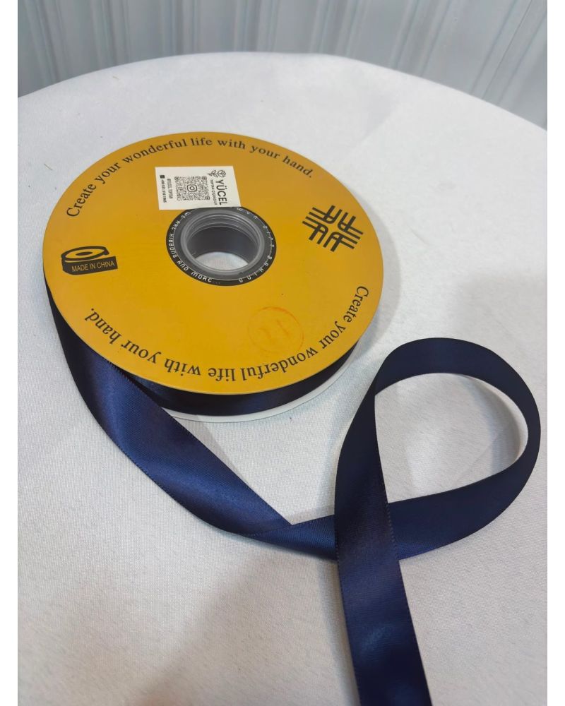 Açık Pembe Saten Kurdele 100 Metre 2.5 cm Genişlik