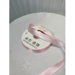 Açık Pembe Saten Kurdele 100 Metre 2.5 cm Genişlik