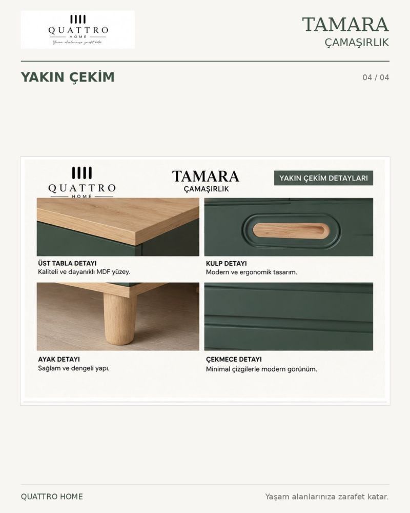 TAMARA ÇAMAŞIRLIK ŞİFONYER