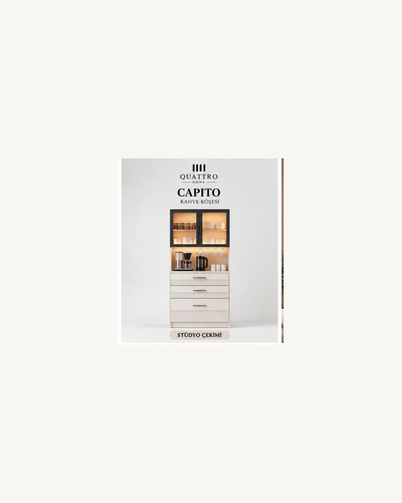CAPITO 2 Lİ KAHVE KÖŞESİ-%100 MDF