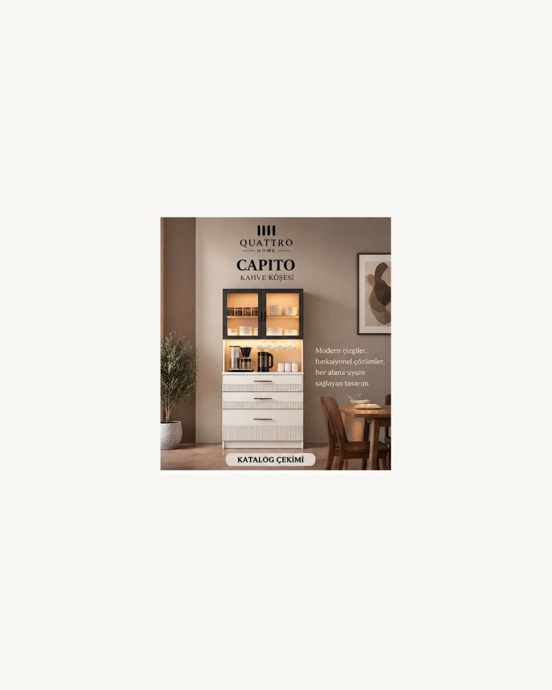 CAPITO 2 Lİ KAHVE KÖŞESİ-%100 MDF