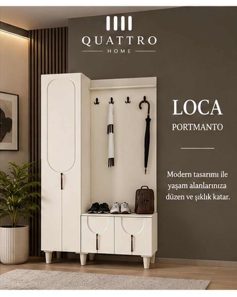 LOCA KAPAKLI PORTMANTO-Genişlik: 120 cm Yükseklik: 208 cm Derinlik: 37 cm-%100 MDF