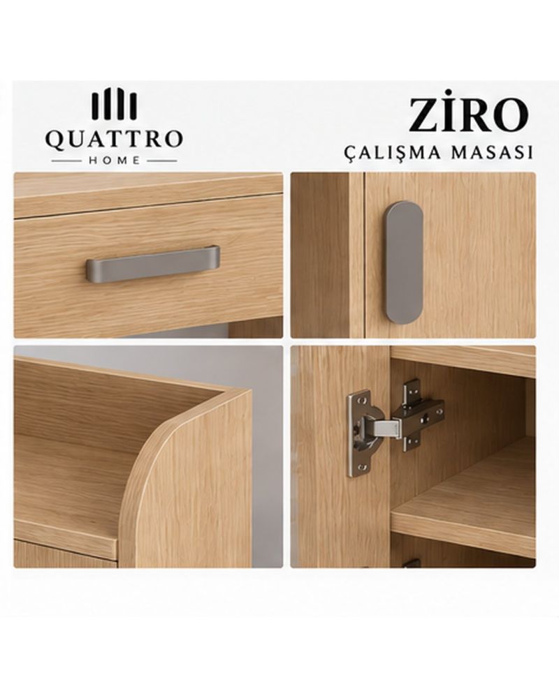 ZIRO ÇALIŞMA MASASI- %100 MDF-Genişlik: 120 cm Yükseklik: 90 cm Derinlik: 57 cm