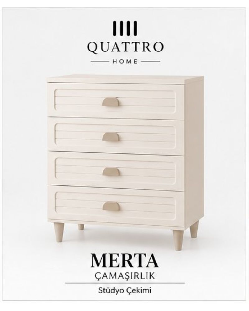 MERTA ÇAMAŞIRLIK-Genişlik: 80 cm Yükseklik: 100 cm Derinlik: 41 cm -% 100 MDF
