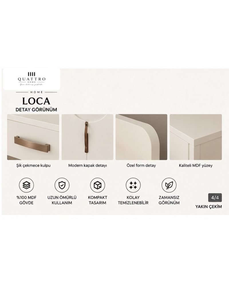 LOCA ÇALIŞMA MASASI-Genişlik: 120 cm Yükseklik: 90 cm Derinlik: 57 cm-%100 MDF