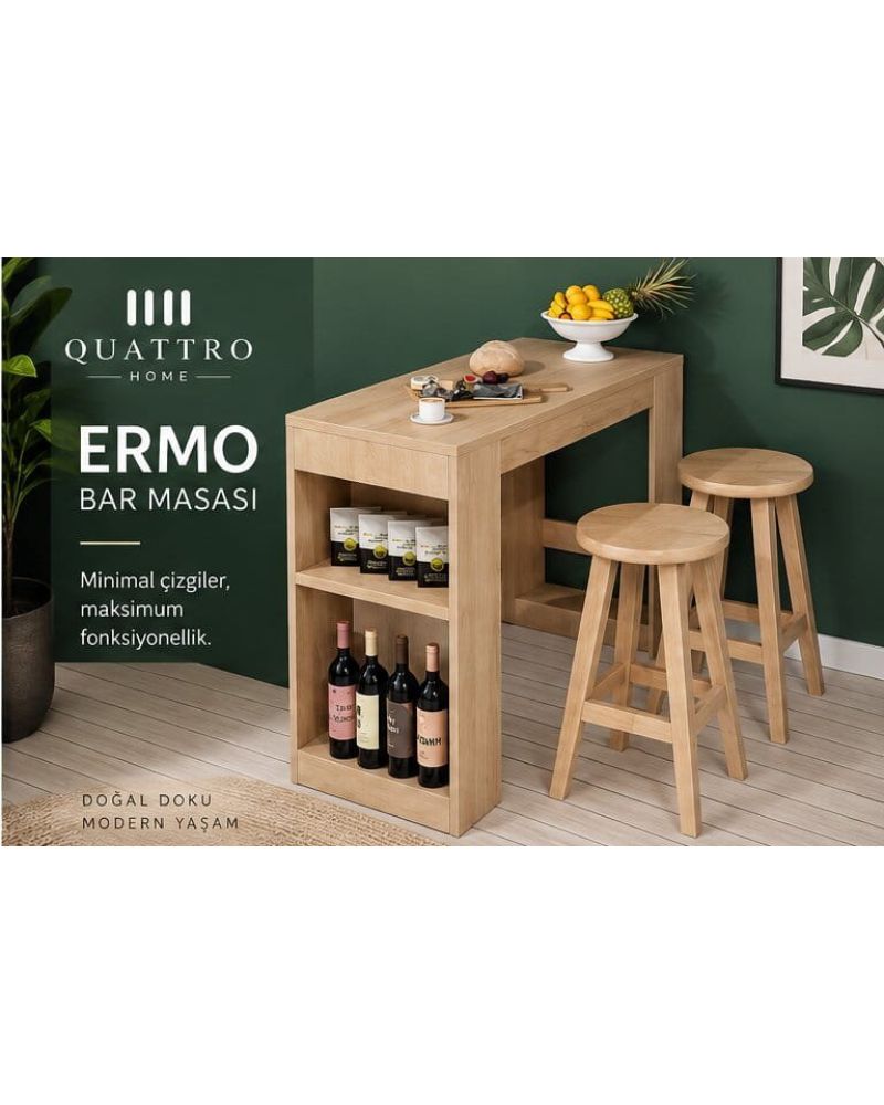 ERMO BAR MASASI % 100 MDF