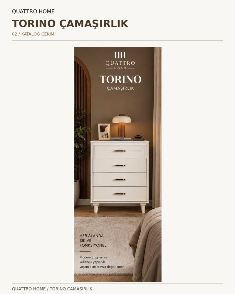 TORINO ÇAMAŞARLIK-Genişlik: 80 cm Yükseklik: 100 cm Derinlik: 41 cm Malzeme: %100 MDF