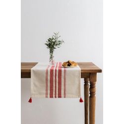 Runner  -%65 Pamuk %35 Polyester 50x150 cm (370 gr/set)  ( 2 adet )